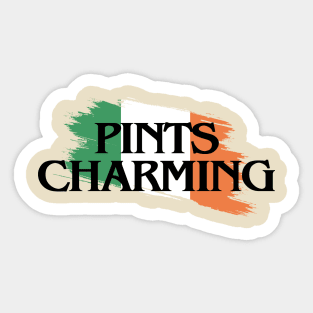 PINTS CHARMING: IRISH BEER LOVER'S DELIGHT Sticker